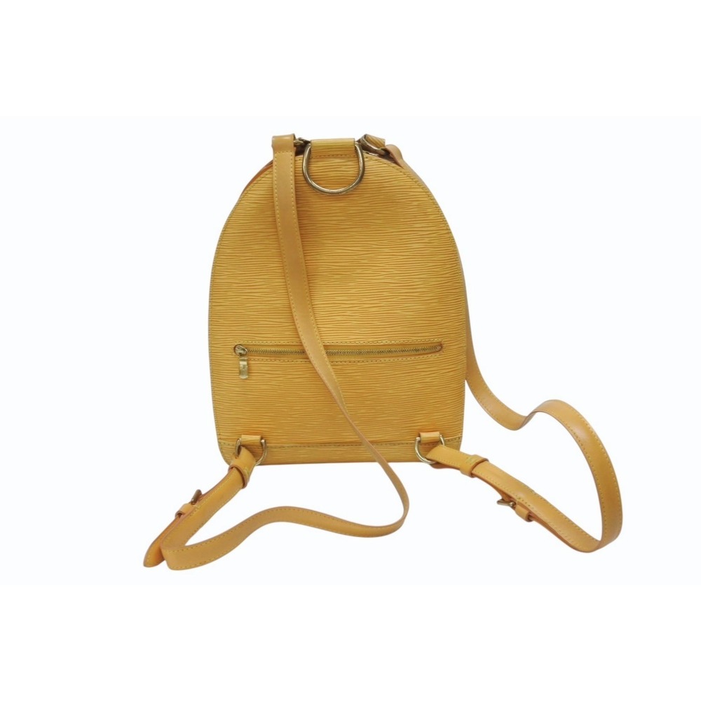 Louis Vuitton Mabillon Yellow Tassili Epi Backpack Leather